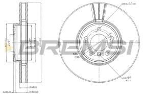 BREMSI CD7584V - DISCHI FRENO - BRAKE DISCS