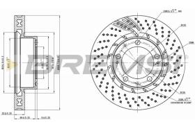 BREMSI CD7592VLS - DISCHI FRENO - BRAKE DISCS