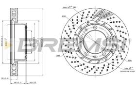 BREMSI CD7592VRD - DISCHI FRENO - BRAKE DISCS