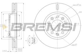 BREMSI CD7601V - DISCHI FRENO - BRAKE DISCS
