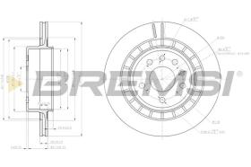 BREMSI CD7604V - DISCHI FRENO - BRAKE DISCS