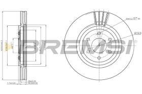 BREMSI CD7611V - DISCHI FRENO - BRAKE DISCS