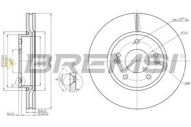 BREMSI CD7619V - DISCHI FRENO - BRAKE DISCS