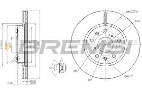 BREMSI CD7620V - DISCHI FRENO - BRAKE DISCS