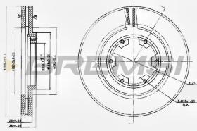 BREMSI CD7626V - DISCHI FRENO - BRAKE DISCS