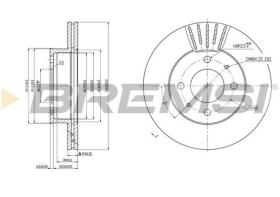 BREMSI CD7632V - DISCHI FRENO - BRAKE DISCS