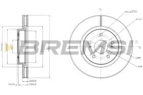 BREMSI CD7635V - DISCHI FRENO - BRAKE DISCS