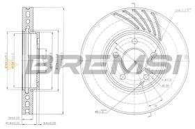 BREMSI CD7638V - DISCHI FRENO - BRAKE DISCS
