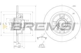 BREMSI CD7641S - DISCHI FRENO - BRAKE DISCS