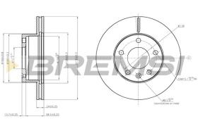 BREMSI CD7643V - DISCHI FRENO - BRAKE DISCS
