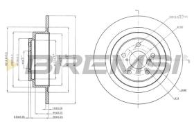 BREMSI CD7647S - DISCHI FRENO - BRAKE DISCS