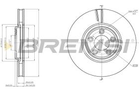 BREMSI CD7648V - DISCHI FRENO - BRAKE DISCS