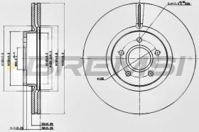 BREMSI CD7649V - DISCHI FRENO - BRAKE DISCS