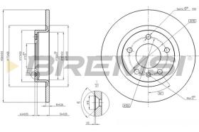 BREMSI CD7651S - DISCHI FRENO - BRAKE DISCS