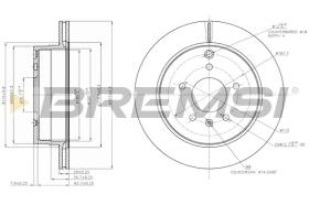 BREMSI CD7660V - DISCHI FRENO - BRAKE DISCS
