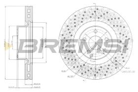 BREMSI CD7662V - DISCHI FRENO - BRAKE DISCS