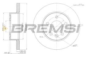 BREMSI CD7674S - DISCHI FRENO - BRAKE DISCS