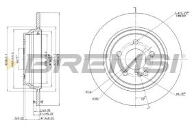BREMSI CD7675S - DISCHI FRENO - BRAKE DISCS