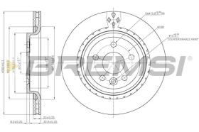 BREMSI CD7681V - DISCHI FRENO - BRAKE DISCS