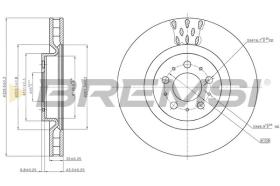 BREMSI CD7682V - DISCHI FRENO - BRAKE DISCS