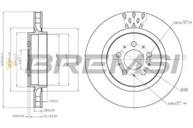 BREMSI CD7683V - DISCHI FRENO - BRAKE DISCS