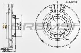 BREMSI CD7685V - DISCHI FRENO - BRAKE DISCS