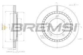 BREMSI CD7687V - DISCHI FRENO - BRAKE DISCS