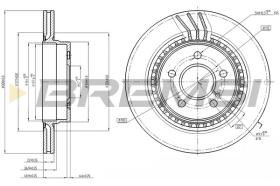BREMSI CD7700V - DISCHI FRENO - BRAKE DISCS