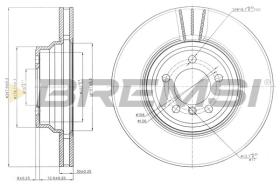 BREMSI CD7701V - DISCHI FRENO - BRAKE DISCS