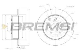 BREMSI CD7704S - DISCHI FRENO - BRAKE DISCS