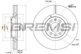 BREMSI CD7705V - DISCHI FRENO - BRAKE DISCS