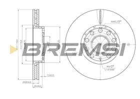 BREMSI CD7706V - DISCHI FRENO - BRAKE DISCS