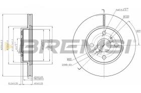 BREMSI CD7710V - DISCHI FRENO - BRAKE DISCS