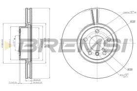 BREMSI CD7713V - DISCHI FRENO - BRAKE DISCS
