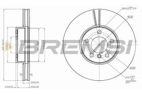 BREMSI CD7714V - DISCHI FRENO - BRAKE DISCS