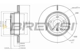 BREMSI CD7715V - DISCHI FRENO - BRAKE DISCS