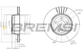 BREMSI CD7716V - DISCHI FRENO - BRAKE DISCS