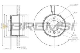 BREMSI CD7717V - DISCHI FRENO - BRAKE DISCS