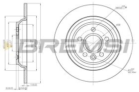 BREMSI CD7720S - DISCHI FRENO - BRAKE DISCS