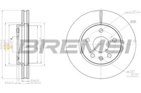 BREMSI CD7721V - DISCHI FRENO - BRAKE DISCS