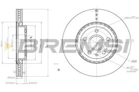 BREMSI CD7723V - DISCHI FRENO - BRAKE DISCS