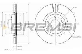 BREMSI CD7724V - DISCHI FRENO - BRAKE DISCS