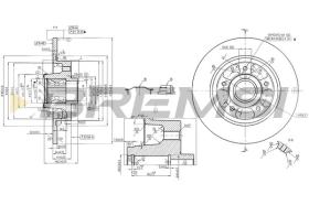 BREMSI CD7731S - DISCHI FRENO - BRAKE DISCS