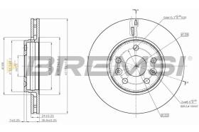 BREMSI CD7733V - DISCHI FRENO - BRAKE DISCS