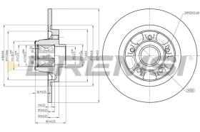 BREMSI CD7734S - DISCHI FRENO - BRAKE DISCS