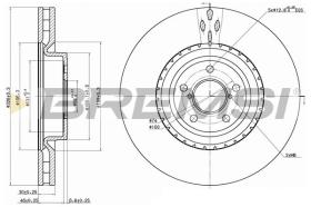 BREMSI CD7748V - DISCHI FRENO - BRAKE DISCS