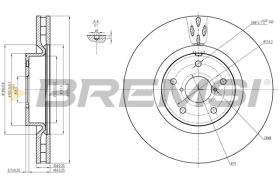 BREMSI CD7749V - DISCHI FRENO - BRAKE DISCS