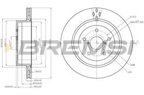 BREMSI CD7751V - DISCHI FRENO - BRAKE DISCS