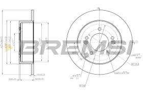 BREMSI CD7752S - DISCHI FRENO - BRAKE DISCS