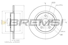 BREMSI CD7755S - DISCHI FRENO - BRAKE DISCS